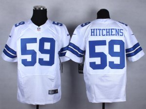 Nike Dallas Cowboys #59 Anthony Hitchens white Jerseys(Elite)