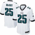 Mens Nike Philadelphia Eagles #25 LeSean McCoy Game White NFL Jersey