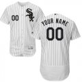 Chicago White Sox White Mens Flexbase Customized Jersey