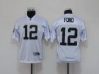 youth nfl oakland raiders #12 ford white[ford]