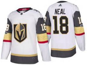 Youth Adidas Vegas Golden Knights #18 James Neal Authentic White Home NHL Jersey