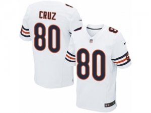 Mens Nike Chicago Bears #80 Victor Cruz Elite White NFL Jersey