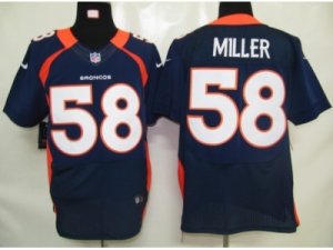 Nike nfl Denver Broncos #58 miller blue Elite jerseys