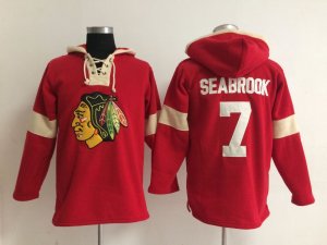 NHL chicago blackhawks #7 seabrook red jerseys[pullover hooded sweatshirt]