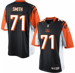 Men\'s Nike Cincinnati Bengals #71 Andre Smith Limited Black Team Color NFL Jersey