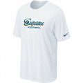 Nike Miami Dolphins Sideline Legend Authentic Font T-Shirt White