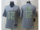 2014 Pro Bowl Nike Indianapolis Colts #12 Luck grey Jerseys(Elite)