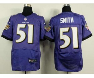 Nike jerseys baltimore ravens #51 smith purple[Elite]