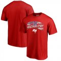 Tampa Bay Buccaneers NFL Pro Line by Fanatics Branded Banner Wave T-Shirt Red