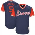 Braves #5 Freddie Freeman Freddie Majestic Navy 2017 Players Weekend Jersey