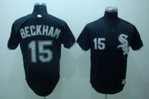 mlb chicago white sox #15 beckman black