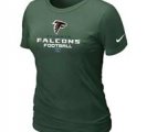 Women BAtlanta Falcons deep green T-Shirt