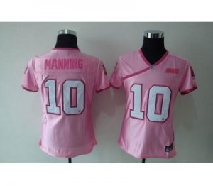 new york giants #10 manning women pink