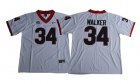 Georgia Bulldogs #34 Herchel Walker White College Football Jersey