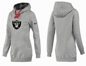 Women Oakland Raiders Logo Pullover Hoodie-011