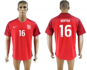 2017-18 USA 16 NGUYEN Home Thailand Soccer Jersey