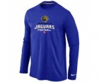 Nike Jacksonville Jaguars Critical Victory Long Sleeve T-Shirt Blue