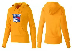 NHL Women New York Rangers Logo Pullover Hoodie 23