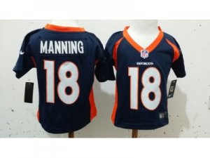 Nike Kids Denver Broncos #18 peyton manning blue jerseys