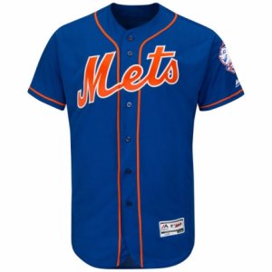 Men\'s New York Mets Majestic Alternate Blank Royal Flex Base Authentic Collection Team Jersey