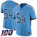 Nike Titans #54 Rashaan Evans Light Blue Alternate Mens Stitched NFL 100th