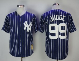 New York Yankees #99 Aaron Judge Navy 1973 Cooperstown Collection Jersey