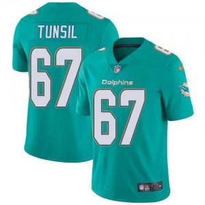 Nike Dolphins #67 Laremy Tunsil Aqua Vapor Untouchable Limited Jersey