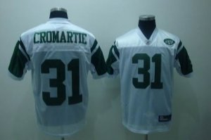 nfl new york jets #31 cromartie white