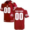 Wisconsin Badgers Red Under Armour Mens Customized College Je