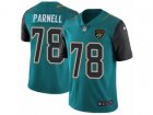 Nike Jacksonville Jaguars #78 Jermey Parnell Vapor Untouchable Limited Teal Green Team Color NFL Jersey