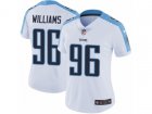 Women Nike Tennessee Titans #96 Sylvester Williams Vapor Untouchable Limited White NFL Jersey