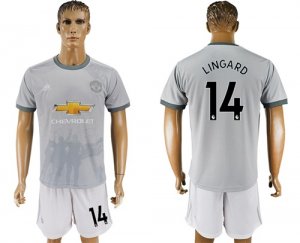 2017-18 Manchester United 14 LINGARD Third Away Soccer Jersey