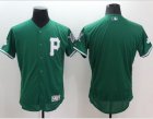 MLB Men San Diego Padres Blank Green Celtic Flexbase Authentic Collection Stitched Baseball Jersey
