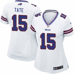 Women\'s Nike Buffalo Bills #15 Brandon Tate Limited White NFL Jersey