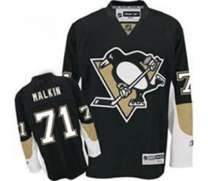 nhl pittsburgh penguins #71 malkin black