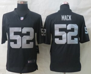 Nike Oakland Raiders #52 Mack black Jerseys(Limited)