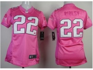 Nike Women New England Patriots #22 Stevan Ridley Pink Love Jerseys