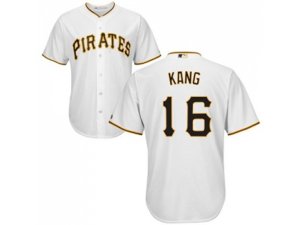 Youth Pittsburgh Pirates #16 Jung-ho Kang White Cool Base Stitched MLB Jersey