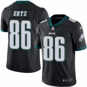 Mens Nike Philadelphia Eagles #86 Zach Ertz Limited Black Rush NFL Jersey