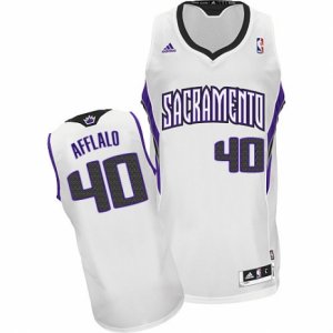Mens Adidas Sacramento Kings #40 Arron Afflalo Swingman White Home NBA Jersey