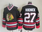 NHL Chicago Blackhawks #27 Jeremy Roenick black Throwback Stitched jerseys