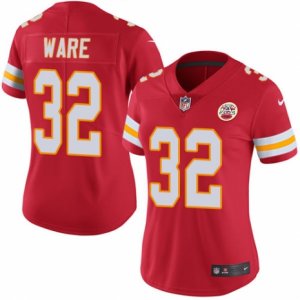 Women\'s Nike Kansas City Chiefs #32 Spencer Ware Limited Red Rush NFL Jersey