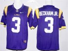 LSU Tigers 3 Odell Beckham Jr. Purple College Jersey