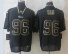 Nike St.Louis Rams #96 Sam black Jerseys(Elite Lights Out)