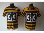 Nike NFL pittsburgh steelers #33 redman throwback yellow-black(team 80 anniversary)Elite jerseys