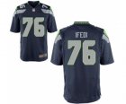 Men's Nike Seattle Seahawks #76 Germain Ifedi Game Blue Team Color NFL Jersey