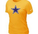 Women Dallas cowboys Yellow T-Shirts