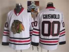 NHL Chicago Blackhawks 00 Griswold White 2015 Stanley Cup Champions Stitched jerseys