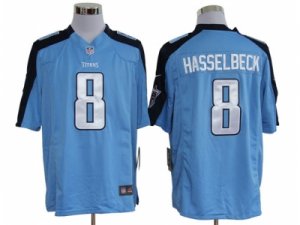 Nike NFL Tennessee Titans #8 Matt Hasselbeck Blue Game Jerseys