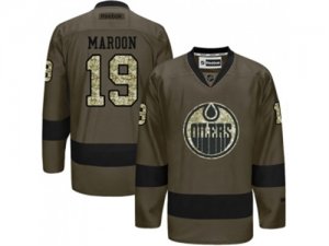 Edmonton Oilers #19 Patrick Maroon Green Salute to Service Stitched NHL Jersey